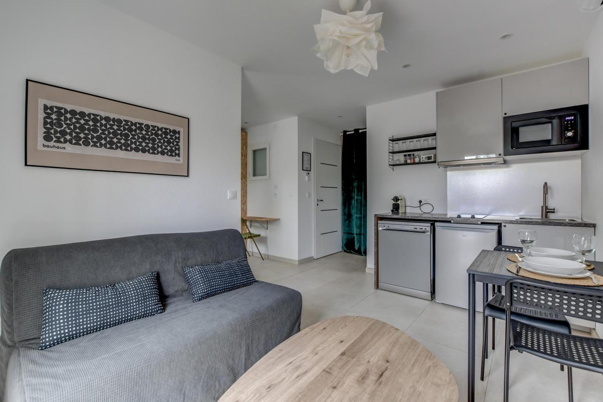 Apartamento Les Cactus Bleus 35m2 , Quartier Des Minimes *